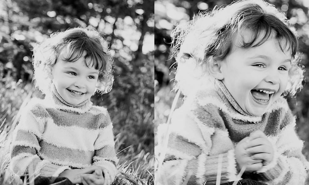 children's portrait outside in newfoundland